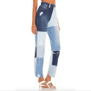 Retrofete Rikki Jean in Indigo Patch